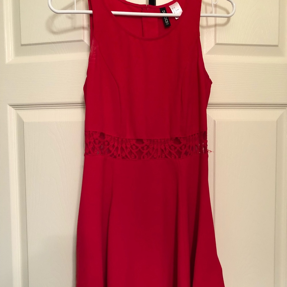 Red going out dress
